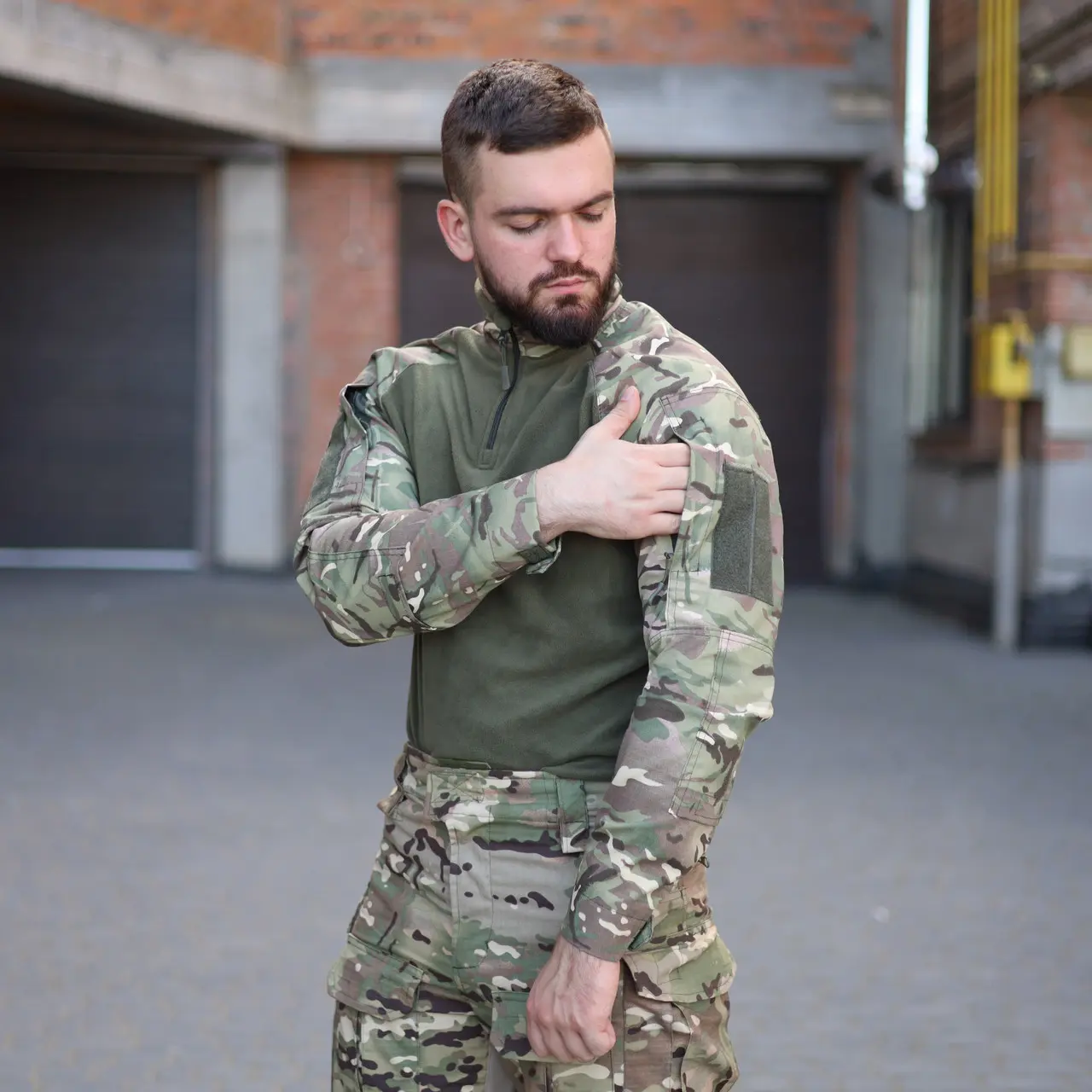 Бойова сорочка (Grifon Ubacs Tactical Micro-Fleece) мультикам рипстоп