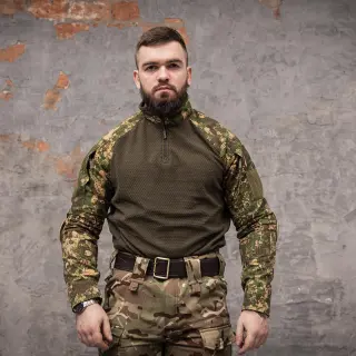 Тактична сорочка Grifon Ubacs(Убакс) Tactic (фліс) Хижак вафелька