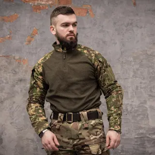 Тактична сорочка Grifon Ubacs(Убакс) Tactic (фліс) Хижак вафелька