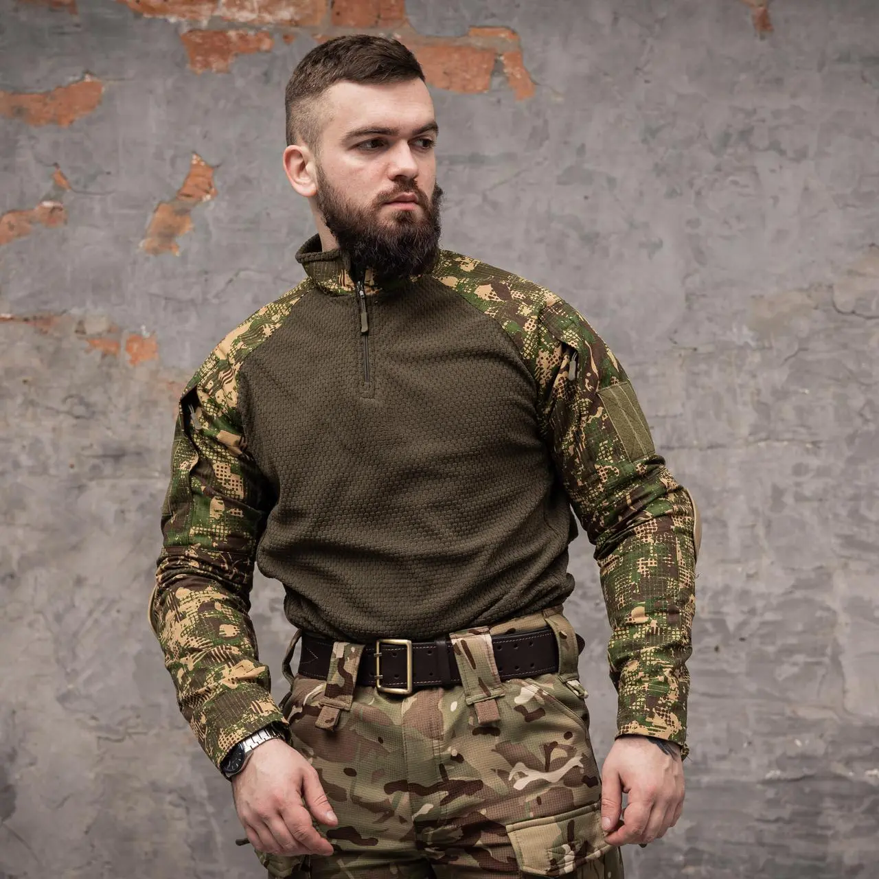 Тактична сорочка Grifon Ubacs(Убакс) Tactic (фліс) Хижак вафелька