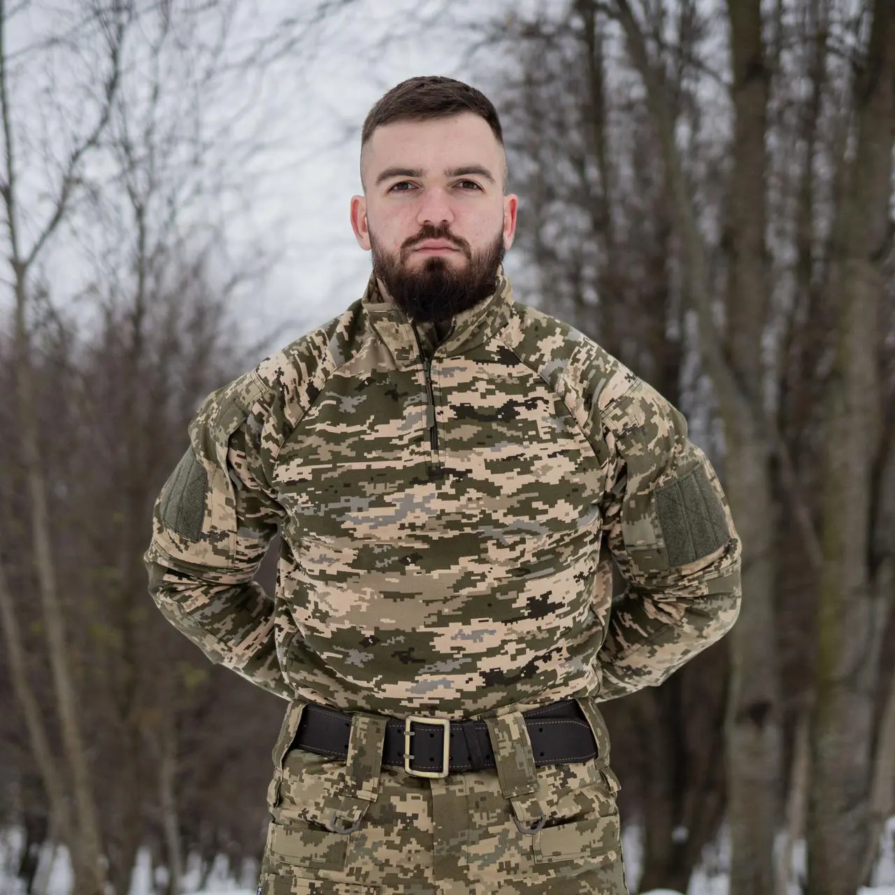 Тактична сорочка Ubacs(Убакс) 3-ох нитка з начосом (піксель)