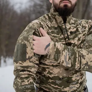Тактична сорочка Ubacs(Убакс) 3-ох нитка з начосом (піксель)