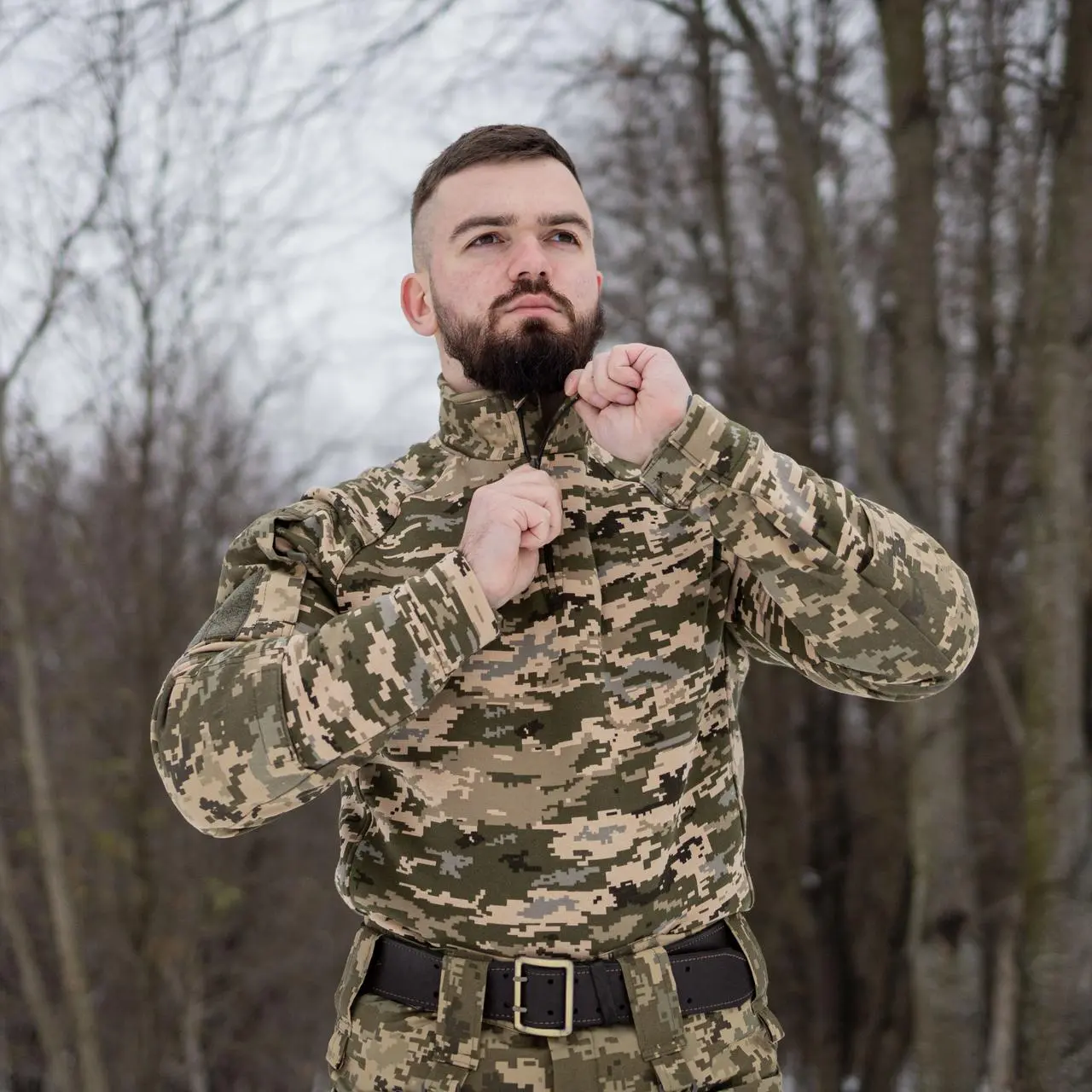 Тактична сорочка Ubacs(Убакс) 3-ох нитка з начосом (піксель)