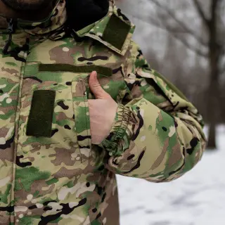 Military Bushel Jacket Grifon Tropik on Fleece (Multicam) Reinforced Rip-Stop