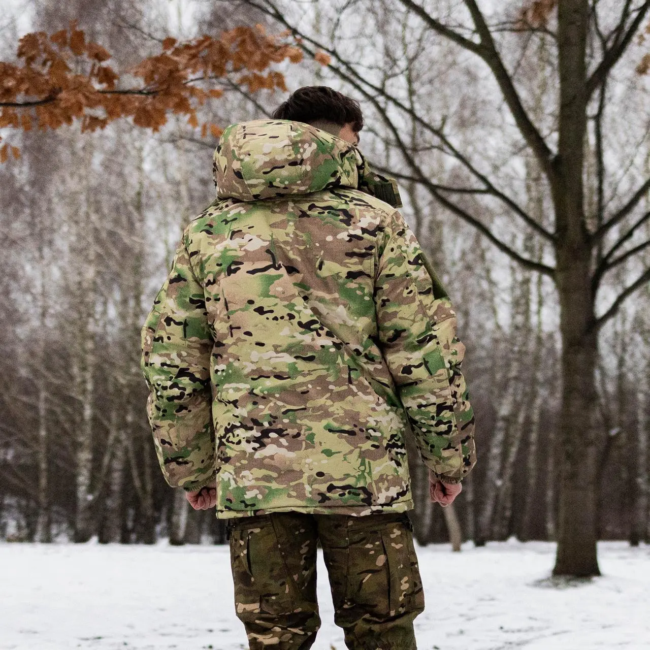 Бушлат військовий Grifon Tropik на флісі (Мультикам) посилений ріп стоп