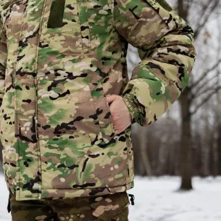 Military Bushel Jacket Grifon Tropik on Fleece (Multicam) Reinforced Rip-Stop