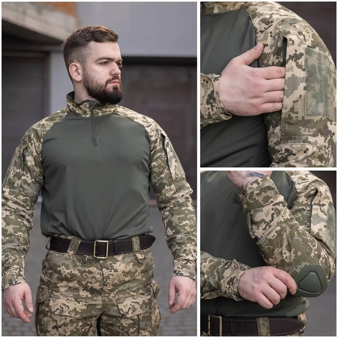 Сорочка Hawk Tornado Ubacs(Убакс) Cool Max з налокітниками піксель
