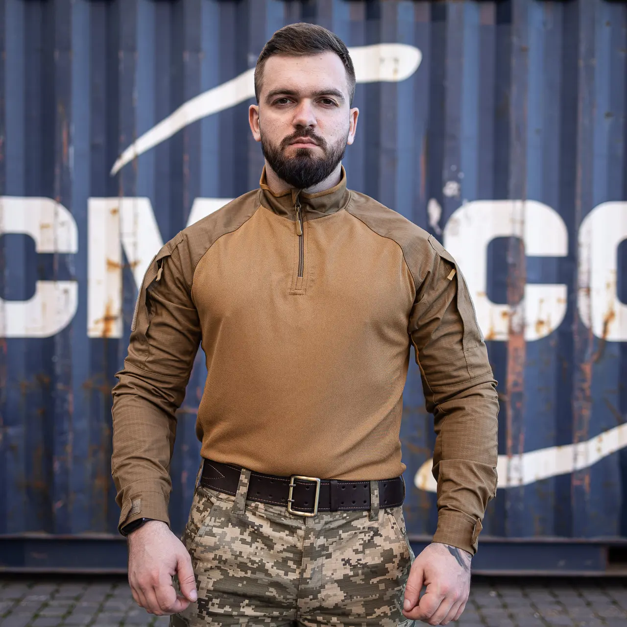Сорочка Hawk Tornado Ubacs(Убакс) Cool Max з налокітниками койот
