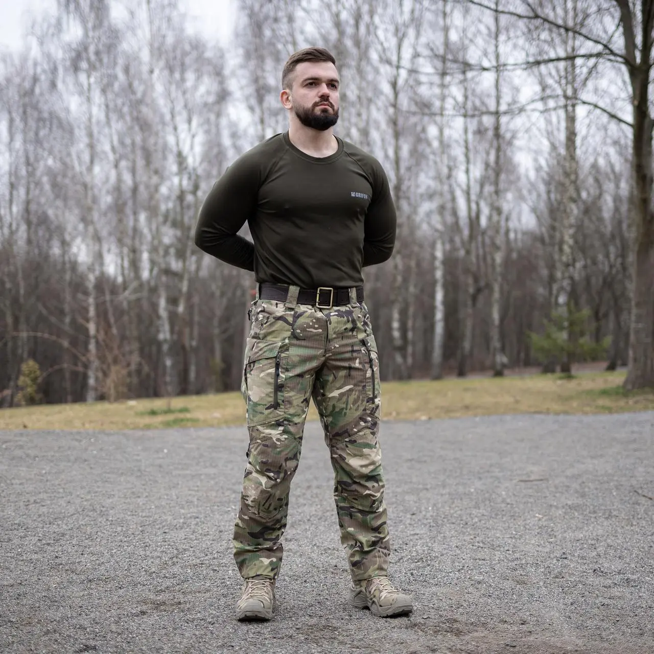 Штани тактичні 10 кишень "Alligator" мультикам Rip-Stop (є кишені для наколінників)