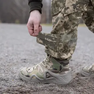 Штани тактичні 10 кишень "Alligator" піксель Rip-Stop (є кишені для наколінників)