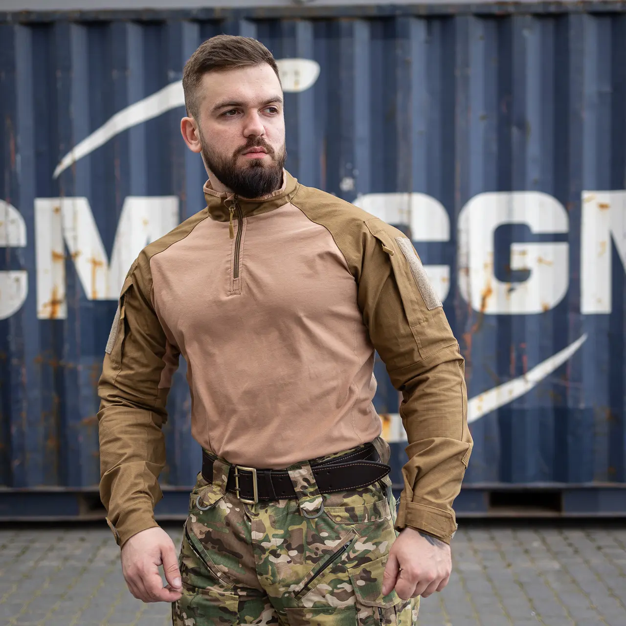 Бойова сорочка Grifon Ubacs(Убакс) тканина койот літо