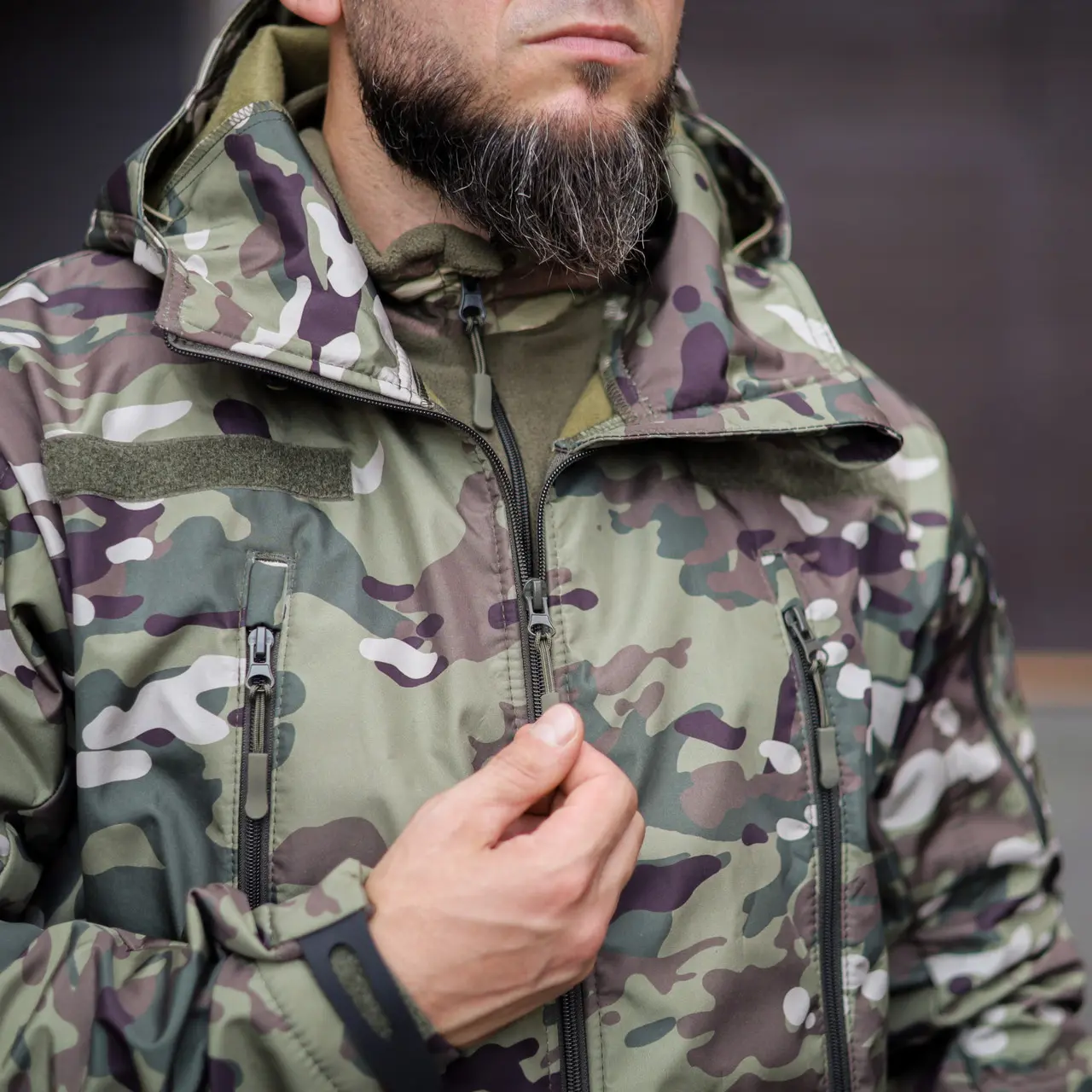 Тактична куртка (Grifon Tactical) мультикам софтшел