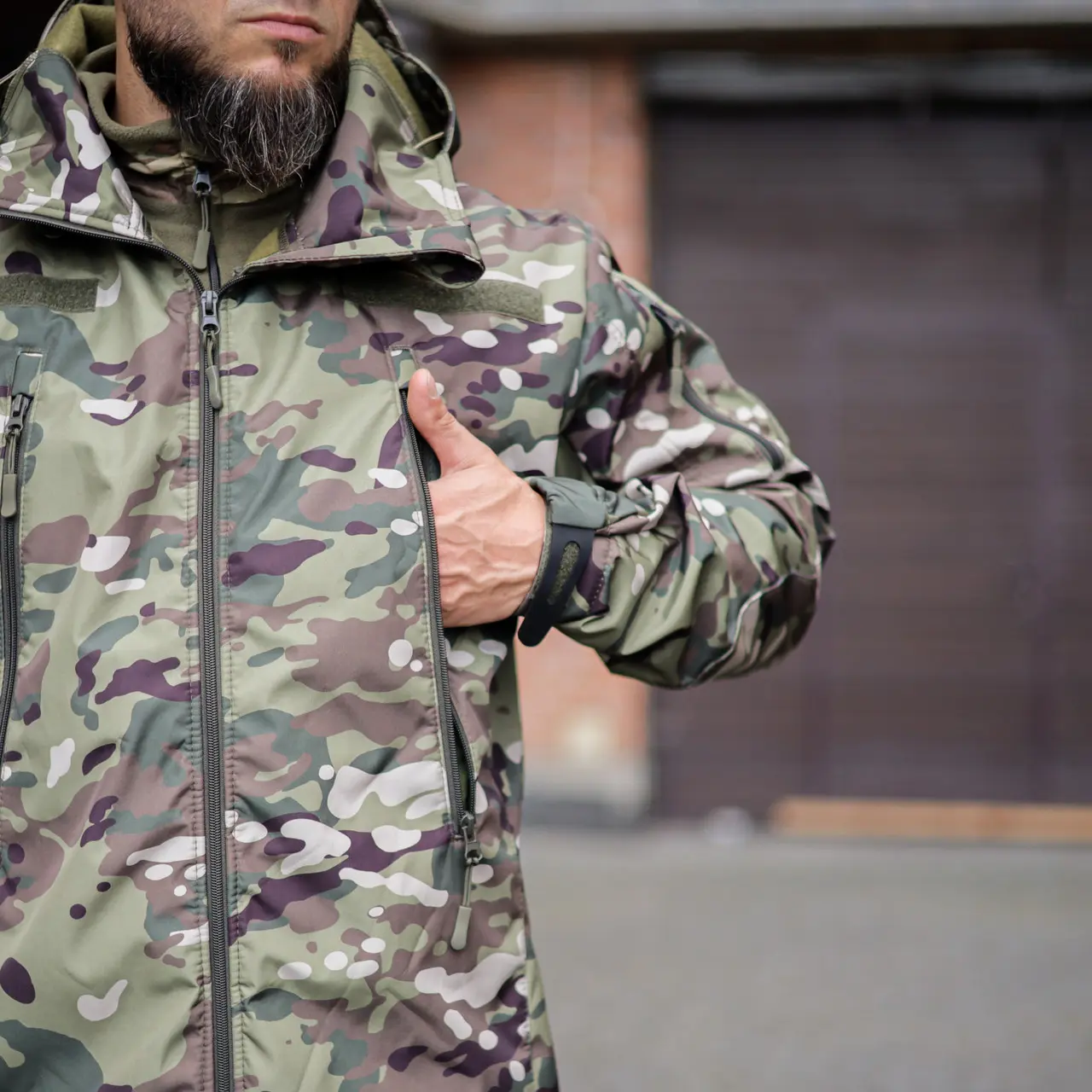 Тактична куртка (Grifon Tactical) мультикам софтшел