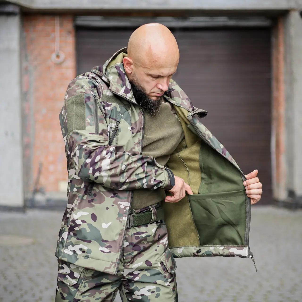 Тактична куртка (Grifon Tactical) мультикам софтшел