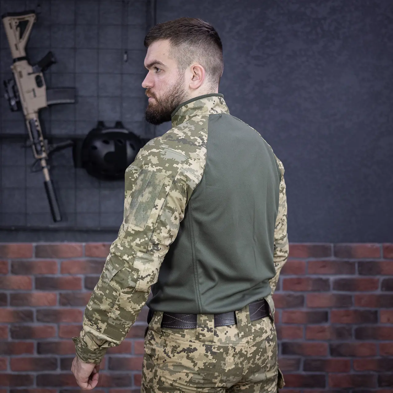 Тактична сорочка Hawk Tornado Ubacs (Cool Max) з налокітниками піксель