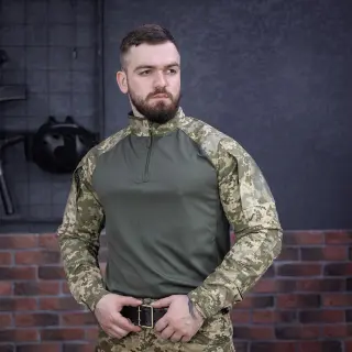 Тактична сорочка Hawk Tornado Ubacs (Cool Max) з налокітниками піксель