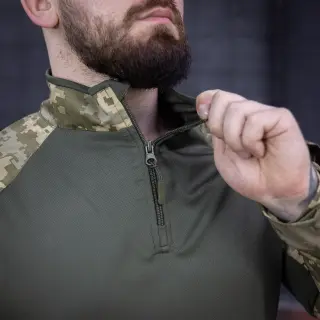 Тактична сорочка Hawk Tornado Ubacs (Cool Max) з налокітниками піксель