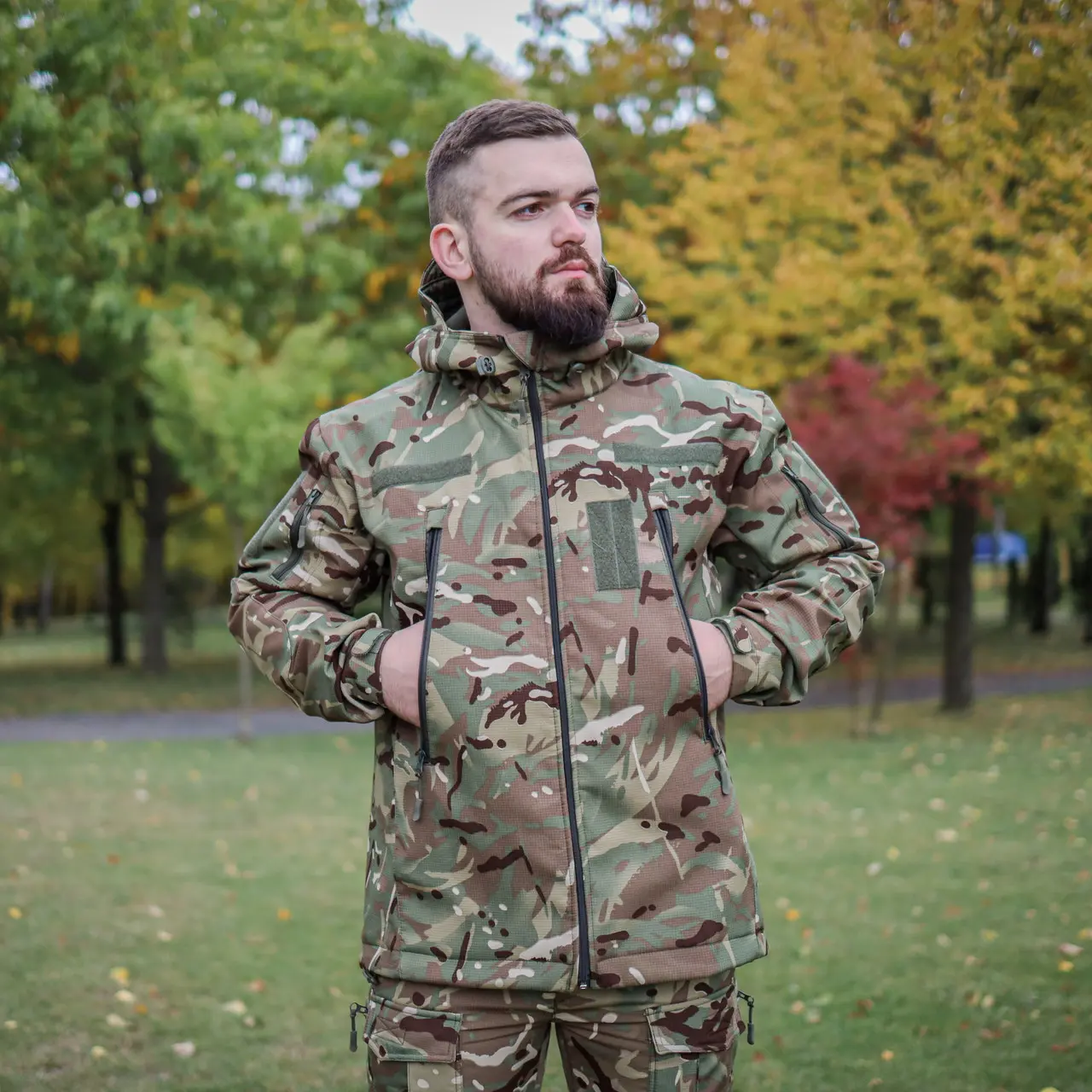 Куртка Grifon Tactical (СШМБ-Д23) мультикам софтшел