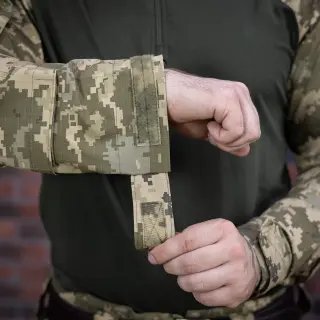 Тактична сорочка Tornado Ubacs (Кулір) з кишенями під налокітники піксель