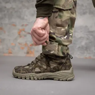 Штани тактичні військові 6 кишень Target "STINGER" мультикам ріп-стоп (вафелька)