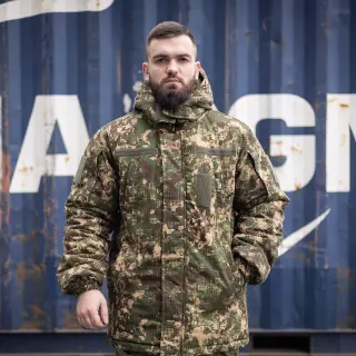 Bushel Jacket "Predator" Rip-Stop (Waffle) Omni-Heat (Winter)