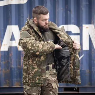 Bushel Jacket "Predator" Rip-Stop (Waffle) Omni-Heat (Winter)