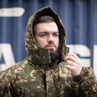 Bushel Jacket "Predator" Rip-Stop (Waffle) Omni-Heat (Winter)