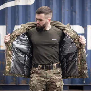 Bushel Jacket "Predator" Rip-Stop (Waffle) Omni-Heat (Winter)