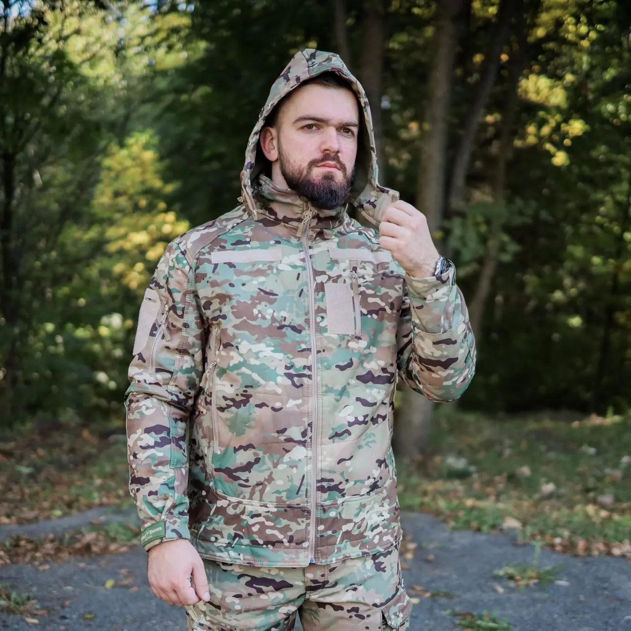 Куртка тактична Soft Shell (Sultan) мультикам