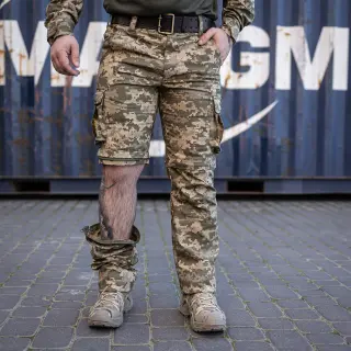 Штани-шорти тактичні трансформери Ranger ріпстоп піксель