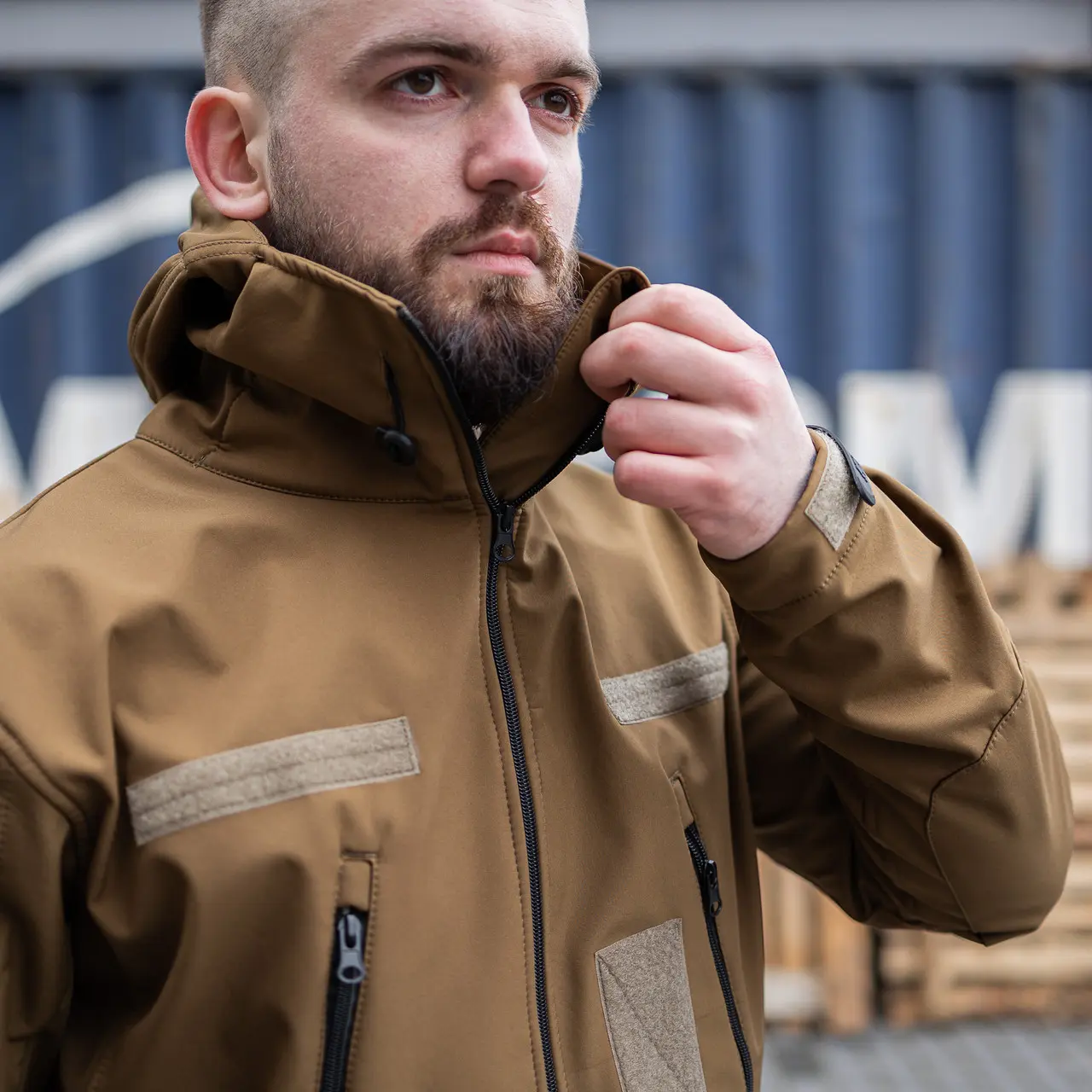 Військова тактична куртка Soft Shell Grifon Койот