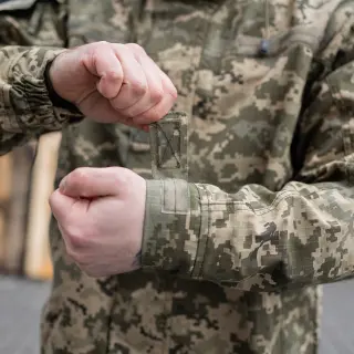 Куртка тактична військова Grifon піксель ріп-стоп (вафелька) Ferox