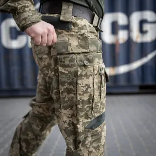 Штани тактичні 11 кишень GRIFON Apex RRO (піксель) Rip-Stop (вафелька)