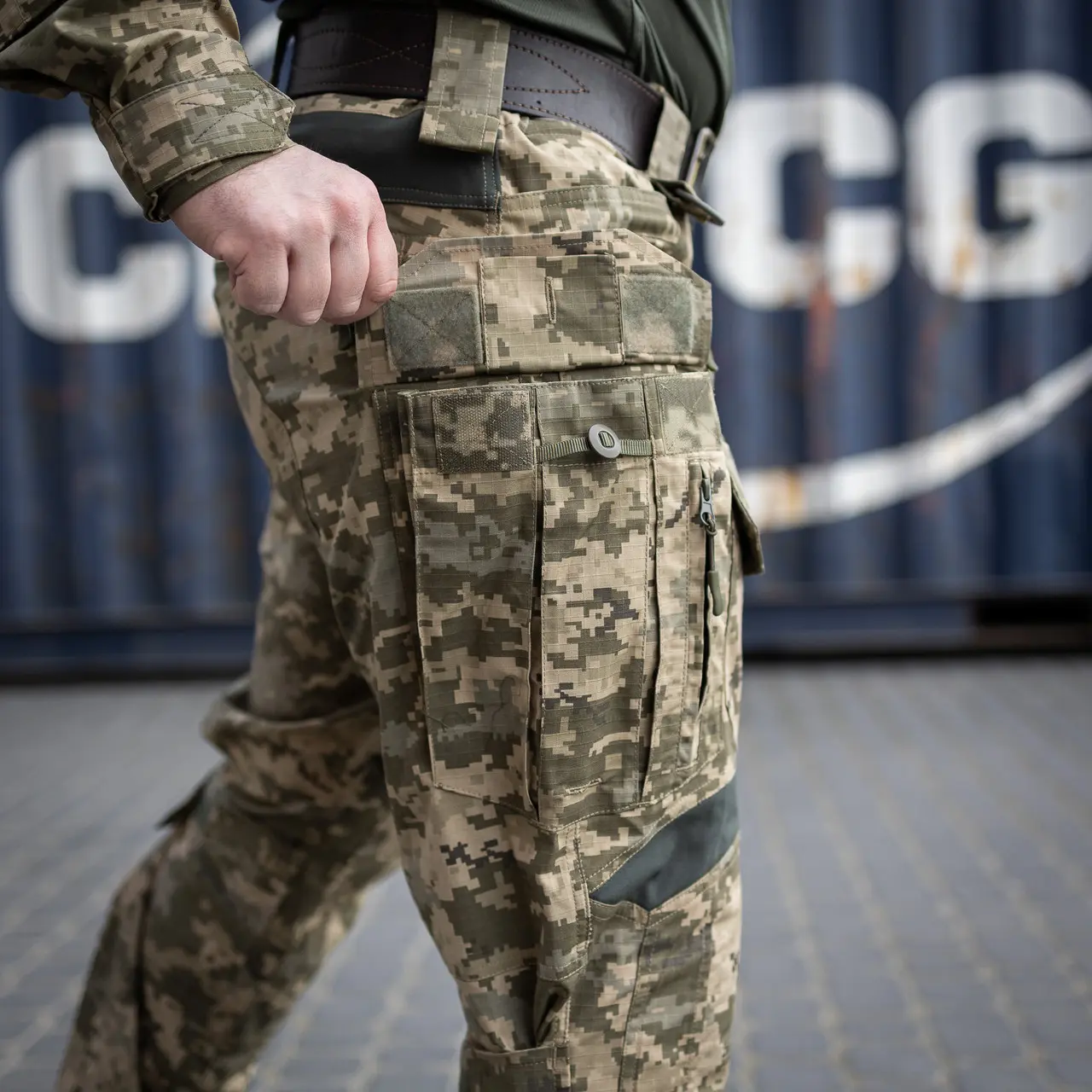 Штани тактичні 11 кишень GRIFON Apex RRO (піксель) Rip-Stop (вафелька)