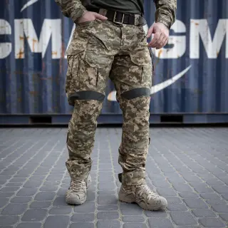Штани тактичні 11 кишень GRIFON Apex RRO (піксель) Rip-Stop (вафелька)