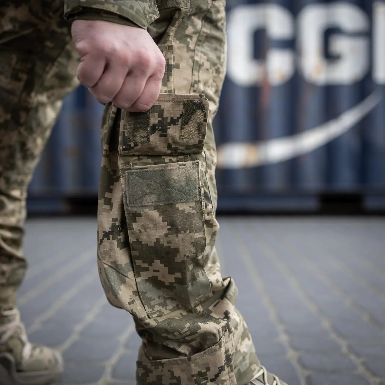 Штани тактичні 11 кишень GRIFON Apex RRO (піксель) Rip-Stop (вафелька)