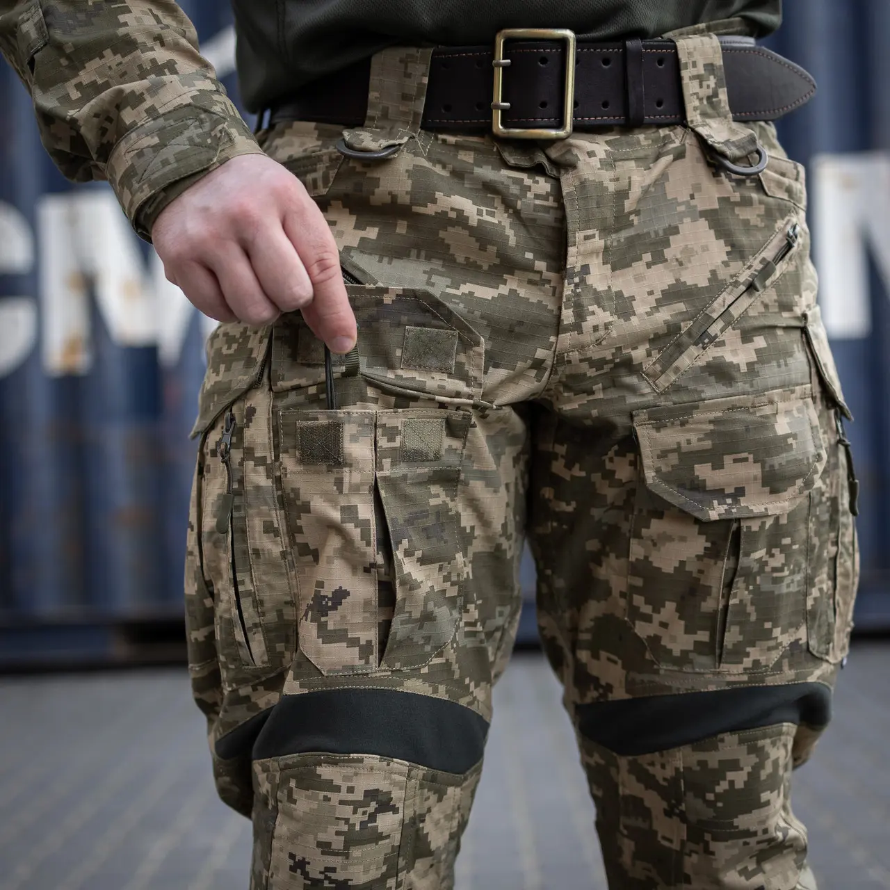 Штани тактичні 11 кишень GRIFON Apex RRO (піксель) Rip-Stop (вафелька)