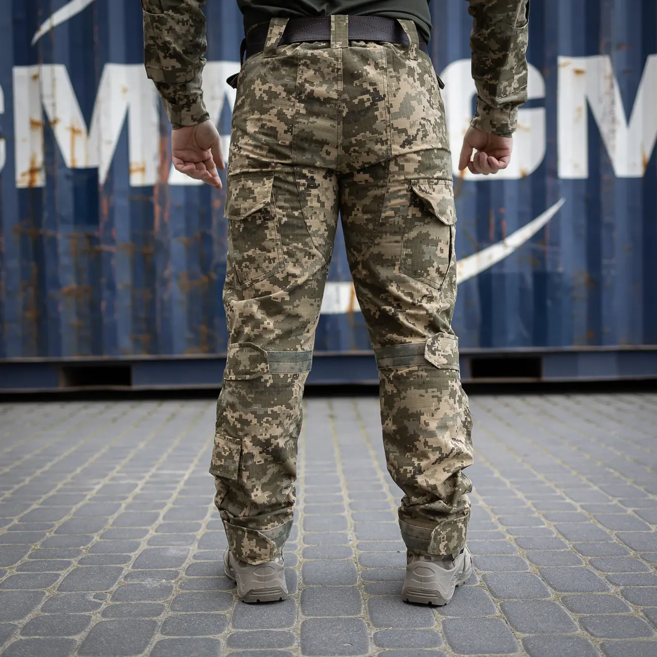 Штани тактичні військові 7 кишень Target TX піксель ріп-стоп (вафелька)