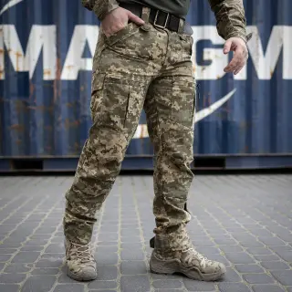 Штани тактичні військові 7 кишень Target TX піксель ріп-стоп (вафелька)