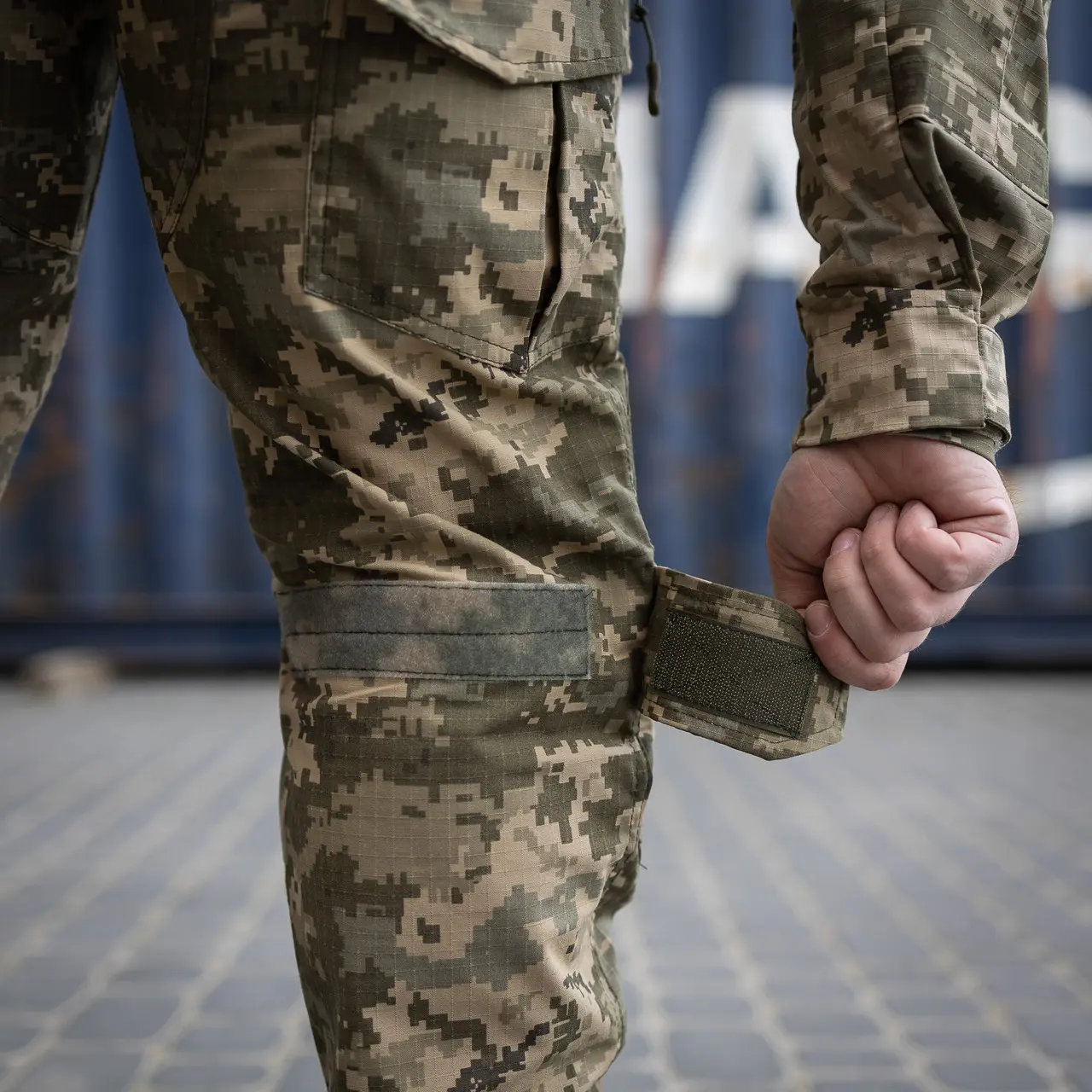 Штани тактичні військові 7 кишень Target TX піксель ріп-стоп (вафелька)
