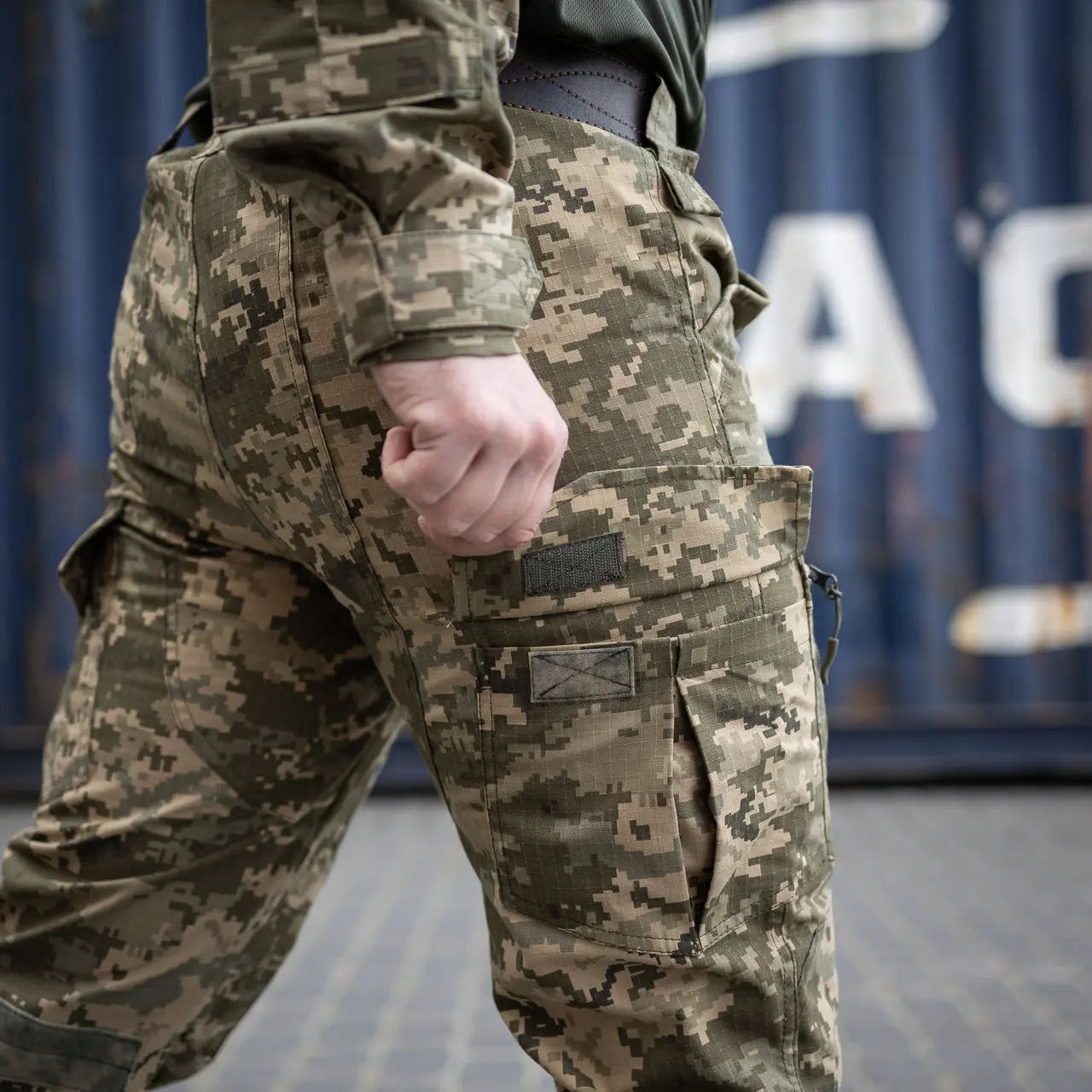 Штани тактичні військові 7 кишень Target TX піксель ріп-стоп (вафелька)