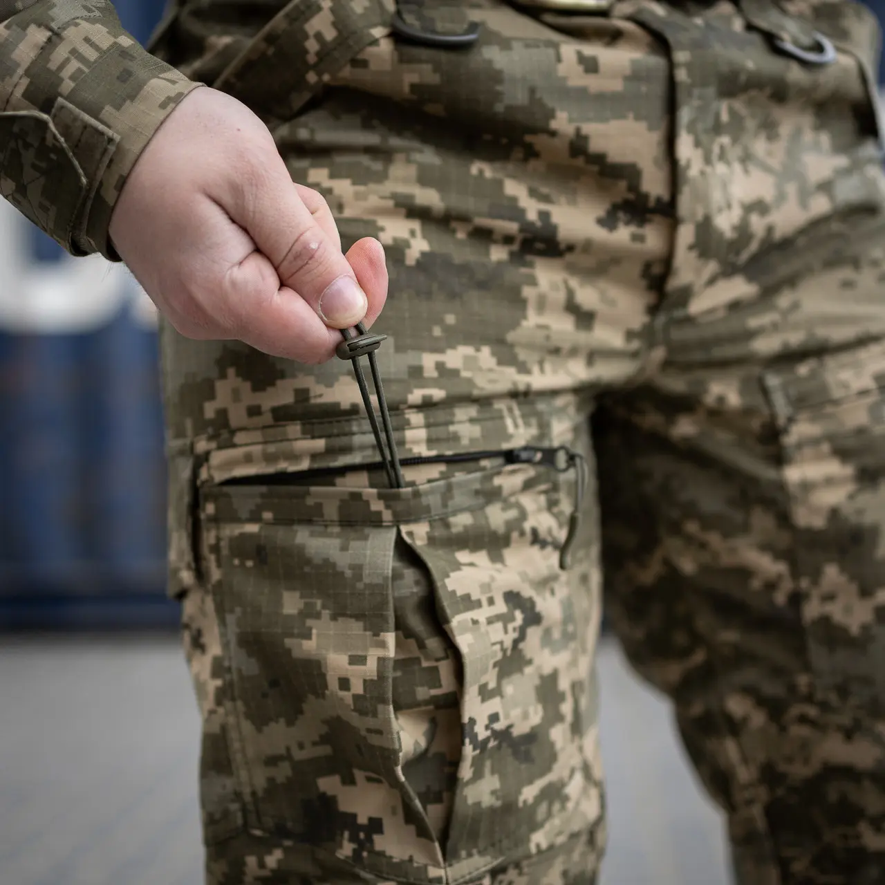 Штани тактичні військові 7 кишень Target TX піксель ріп-стоп (вафелька)
