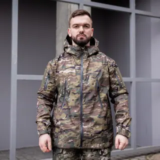 Демісезон куртка тактична Grifon мультикам Fielo