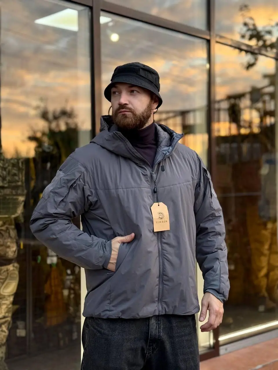 Куртка Утеплена Сіра Pro Gen Yinren Power Gray