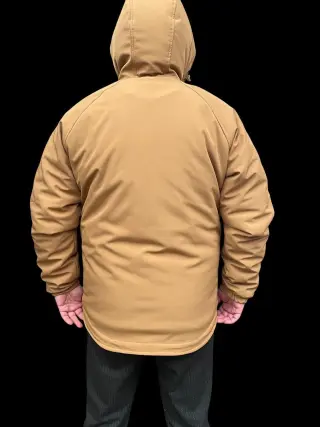 Зимова тактична куртка Soft Shell з утепленням Omni-Heat Койот