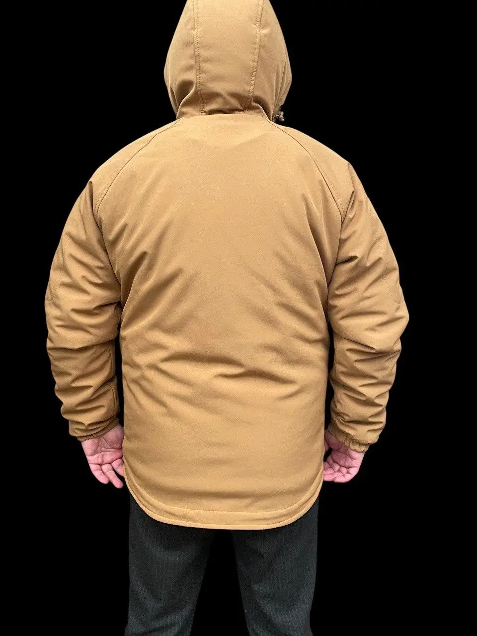 Зимова тактична куртка Soft Shell з утепленням Omni-Heat Койот