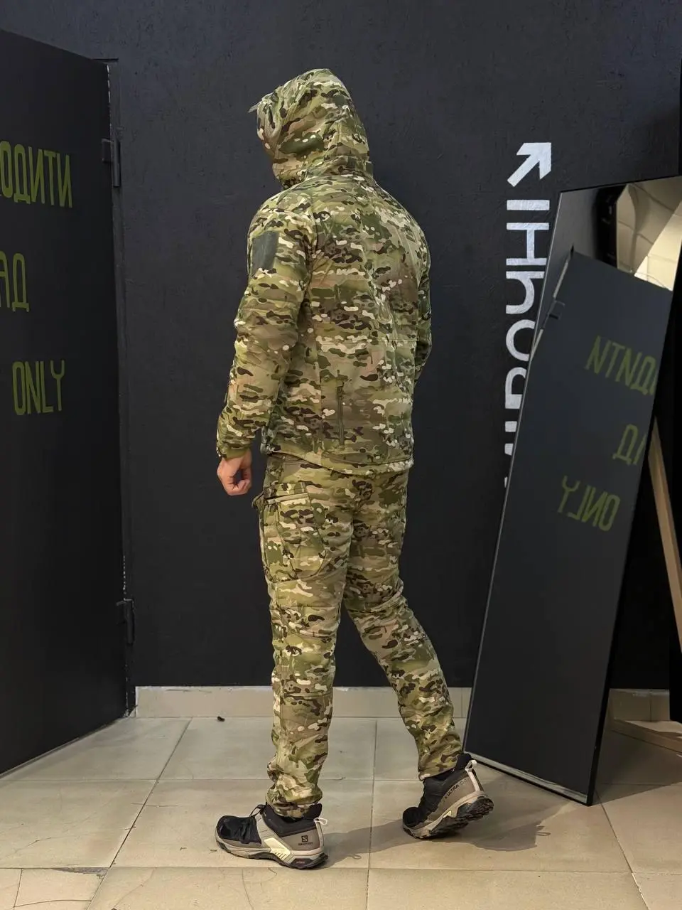 Костюм Утеплений Soft Shell Мультикам на флісі Qutdoor Equipment