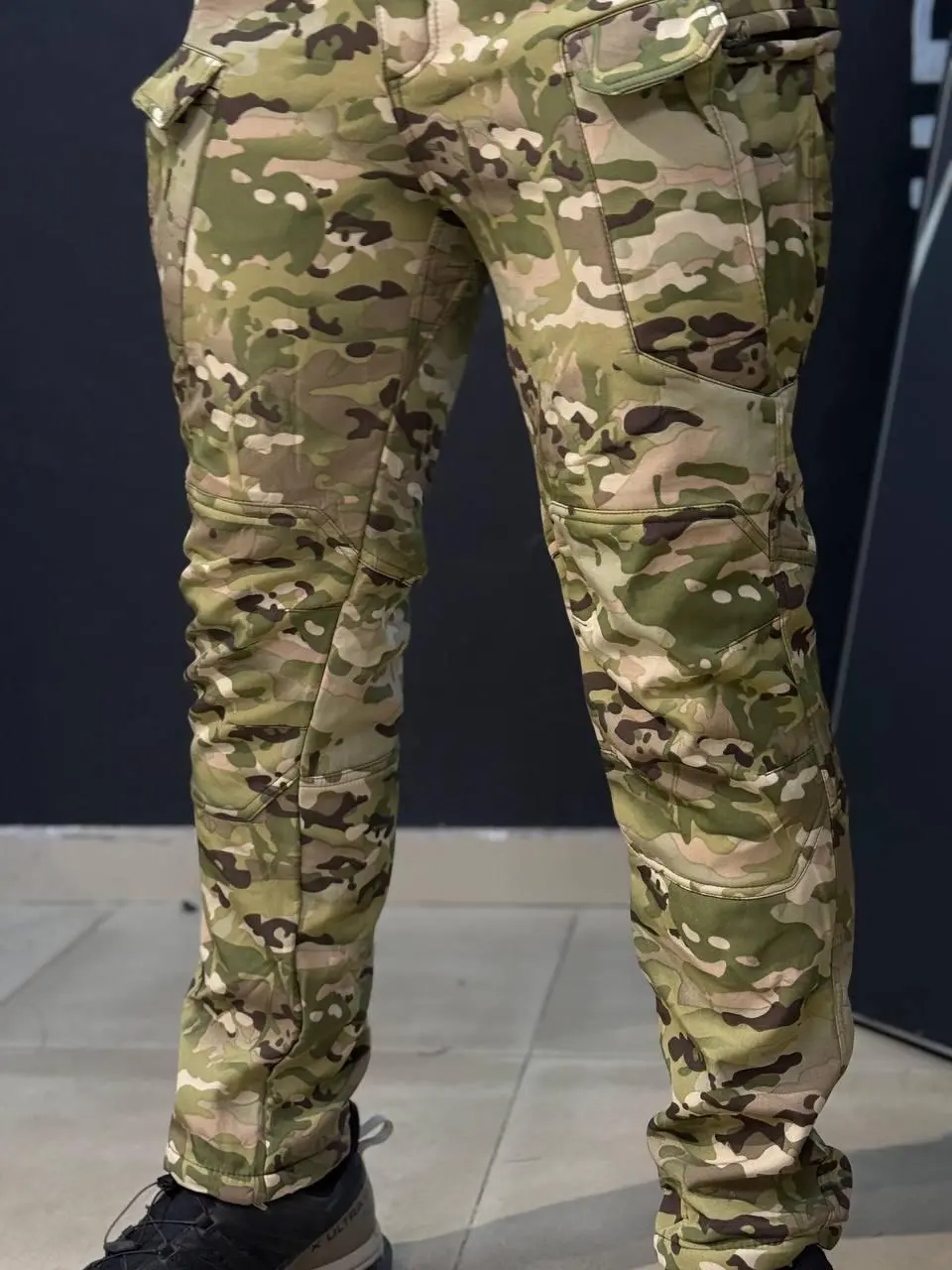 Костюм Утеплений Soft Shell Мультикам на флісі Qutdoor Equipment