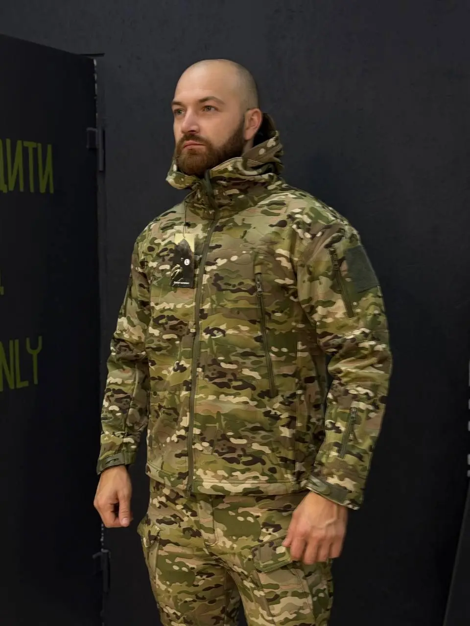 Костюм Утеплений Soft Shell Мультикам на флісі Qutdoor Equipment