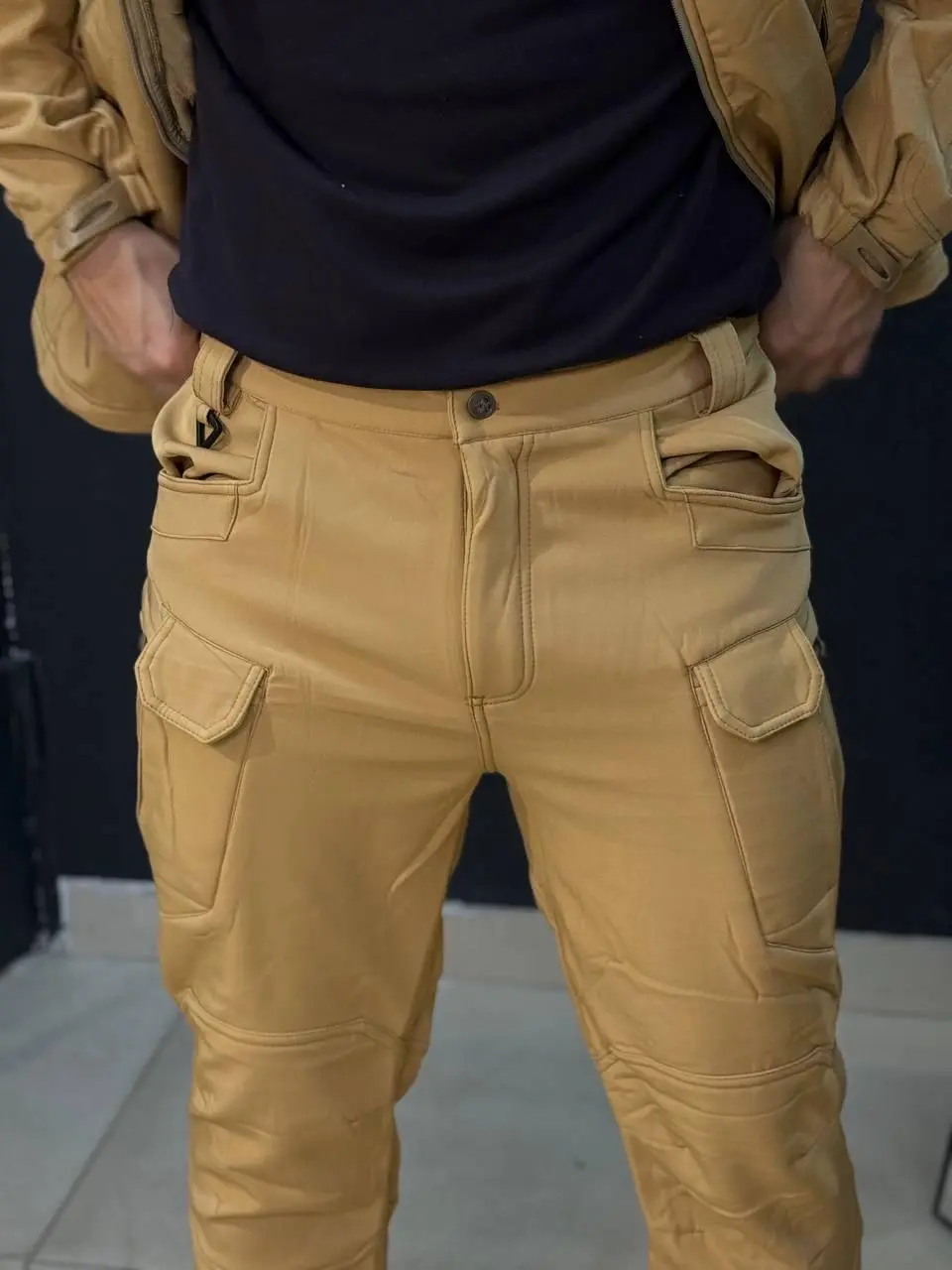 Костюм Утеплений Soft Shell Койот на флісі Qutdoor Equipment
